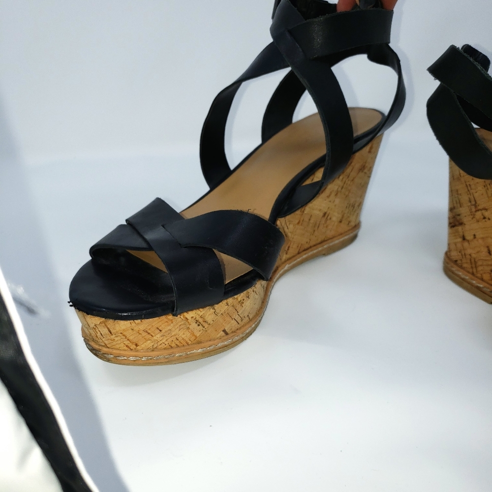 Franco Sarto wedged strappy sandal